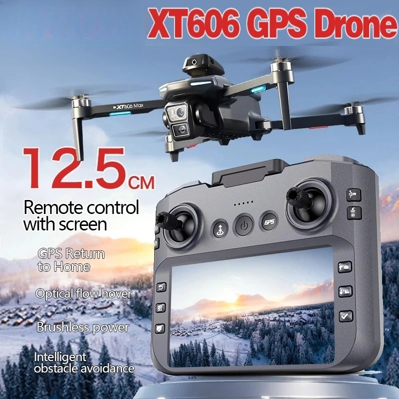 Drone Photogrammetry - Oryginalny dron XT606 MAX GPS z