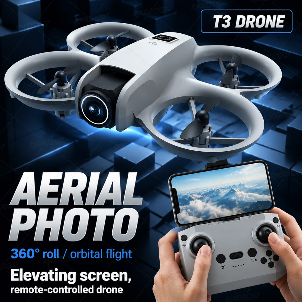 NOWY Dron T3 Mini 8K z Podwójn – Drone Video Production recenzja i cena