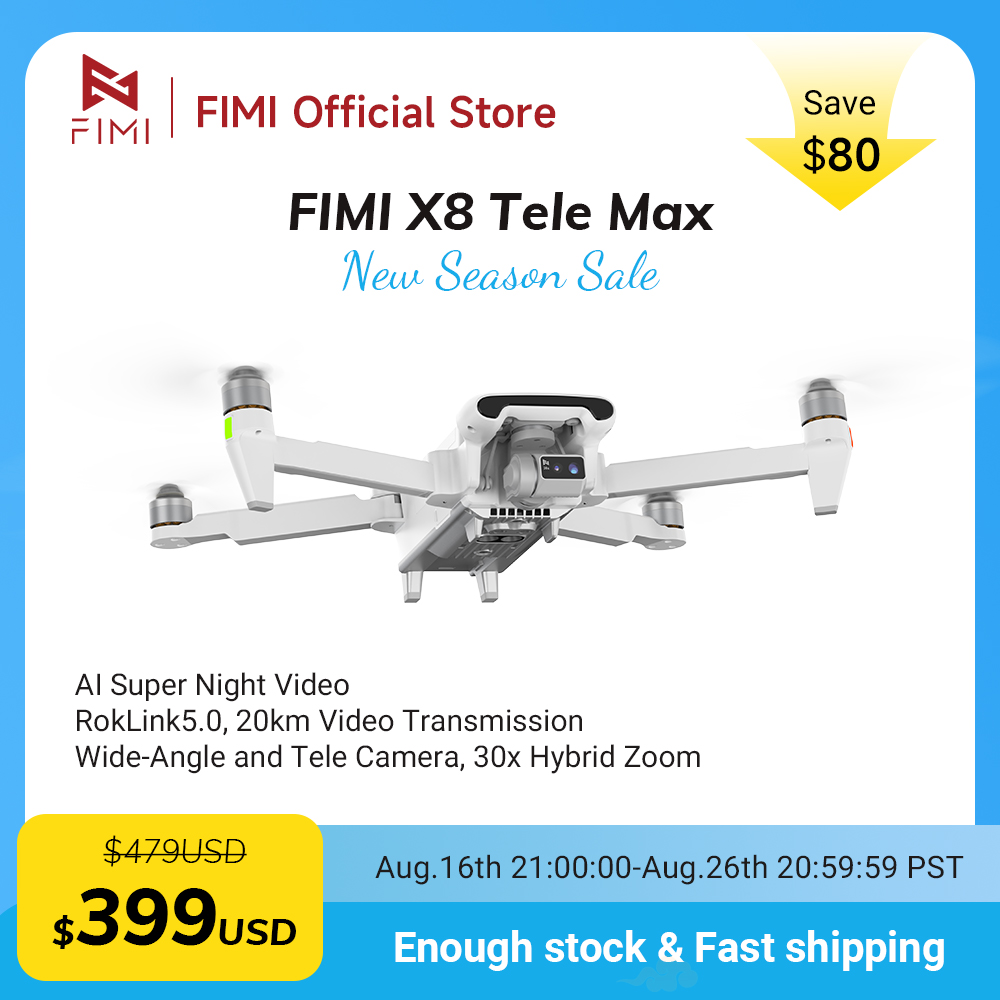 Dron FIMI X8 Tele Max z 1/2-ca – Drone Thermal Imaging recenzja i cena